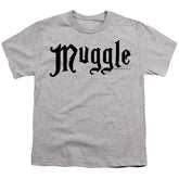 Harry Potter Muggle Youth 18/1 100% Cotton Short-Sleeve T-Shirt